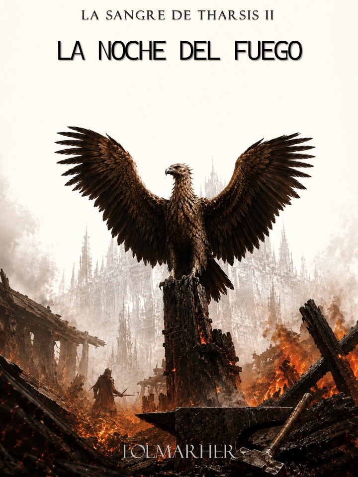 Portada completa de La Noche del Fuego