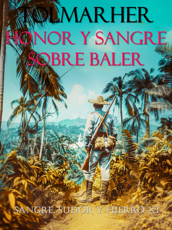Portada completa de Honor y Sangre sobre Baler, Los últimos de Filipinas