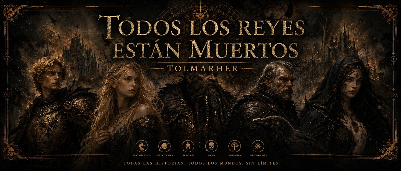 Cabecera de la serie Todos los reyes están muertos