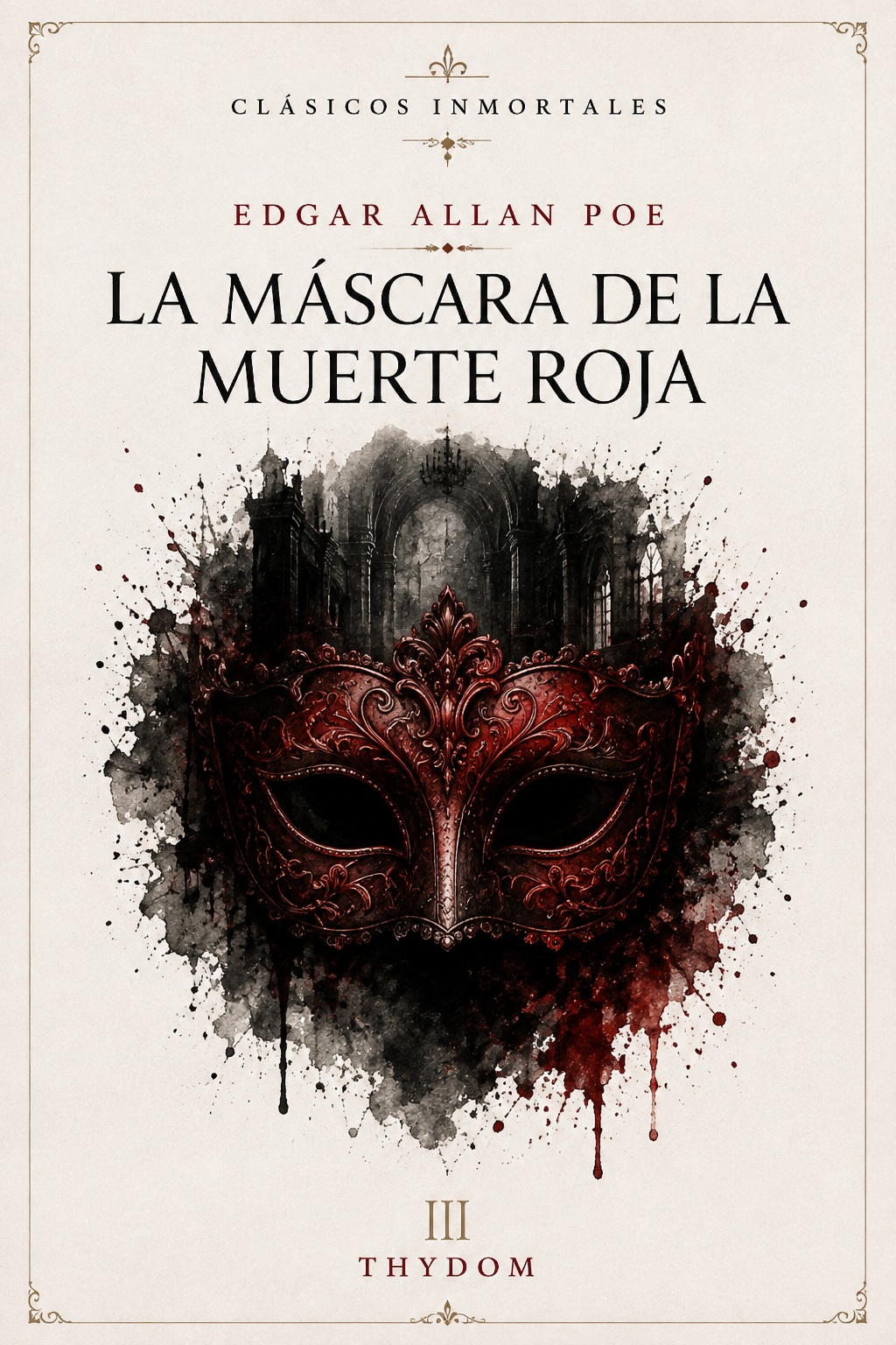 Portada de La Mascara de la Muerte Roja